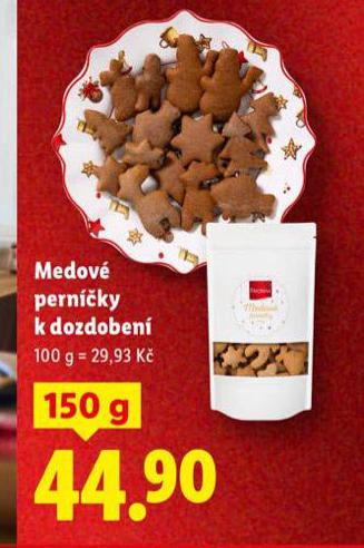 MEDOV PERNKY K DOZDOBEN