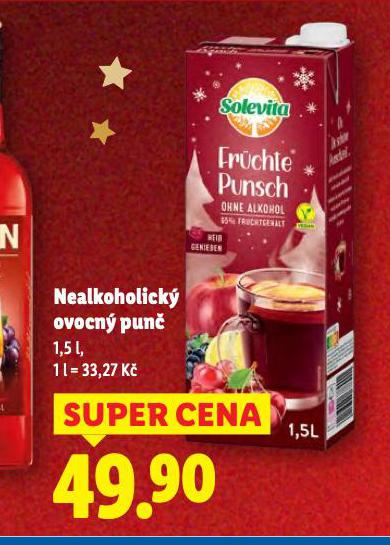 NEALKOHOLICKÝ OVOCNÝ PUNČ