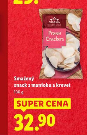 SMAŽENÝ SNACK Z MANIOKU A KREVET