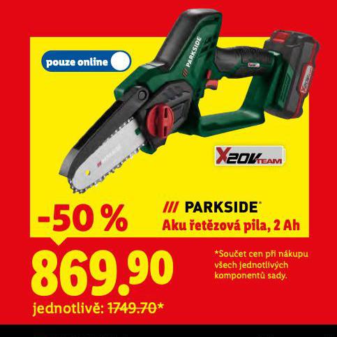 PARKSIDE AKU ŘETĚZOVÁ PILA