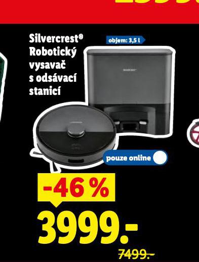SILVERCREST ROBOTICKÝ VYSAVAČ S ODSÁVACÍ STANICÍ