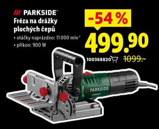 PARKSIDE FRÉZA NA DRÁŽKY PLOCHÝCH ČEPŮ