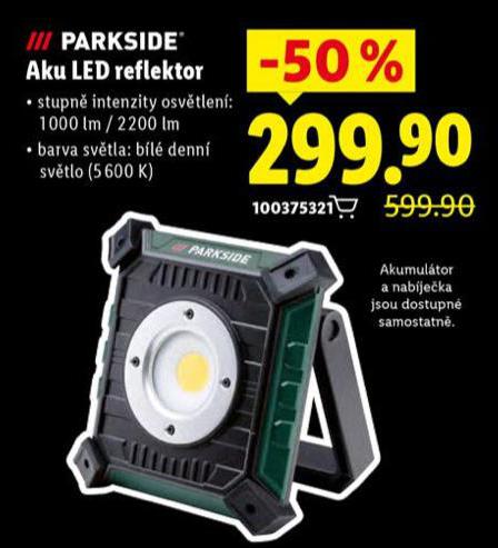 PARKSIDE AKU LED REFLEKTOR