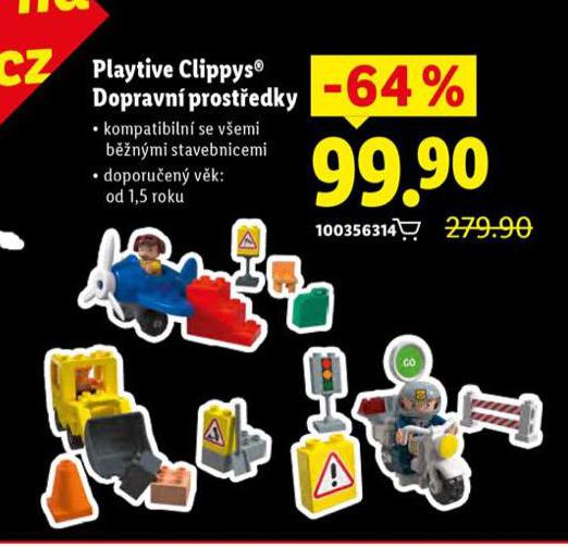 PLAYTIVE CLIPPYS DOPRAVNÍ PROSTŘEDKY