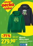 MINECRAFT MIKINA S KAPUCÍ
