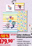 GABBY'S DOLLHOUSE DĚTSKÉ LOŽNÍ POVLEČENÍ