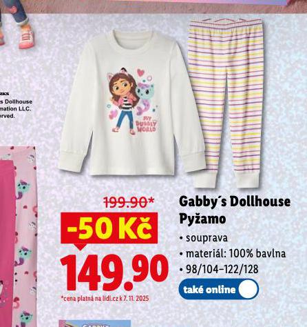 GABBY'S DOLLHOUSE PYAMO