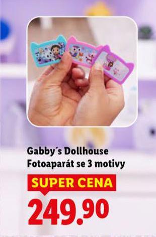 GABBY'S DOLLHOUSE FOTOAPART SE 3 MOTIVY