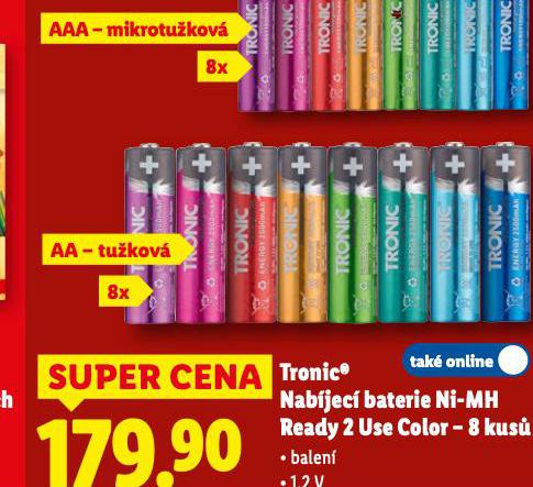 TRONIC NABÍJECÍ BATERIE