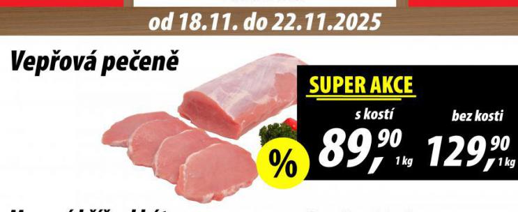 VEPŘOVÁ PEČENĚ BEZ KOSTI