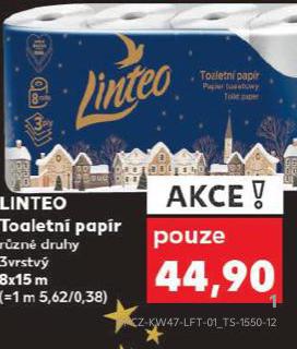 LINTEO TOALETNÍ PAPÍR