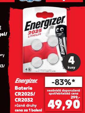 ENERGIZER BATERIE CR2032