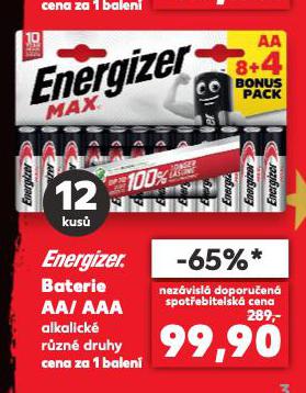 ENERGIZER BATERIE AAA