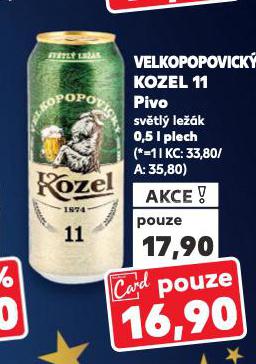 PIVO VELKOPOPOVICKÝ KOZEL