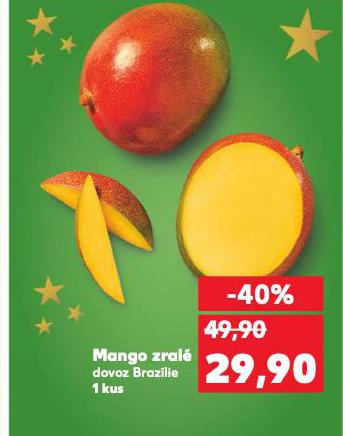 MANGO ZRALÉ