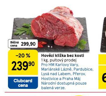 HOVĚZÍ KLIŽKA BEZ KOSTI