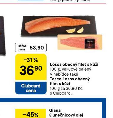 LOSOS OBECNÝ FILET S KŮŽÍ