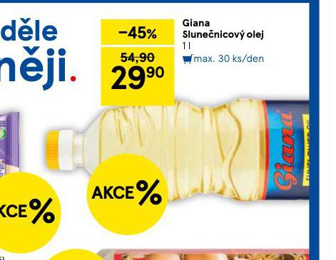 GIANA SLUNEČNICOVÝ OLEJ