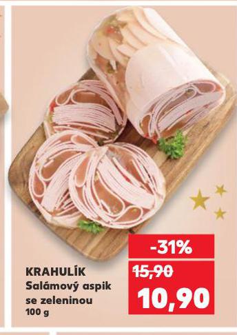 KRAHULÍK SALÁMOVÝ ASPIK SE ZELENINOU