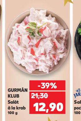 GURMÁN KLUB SALÁT Á LA KRAB