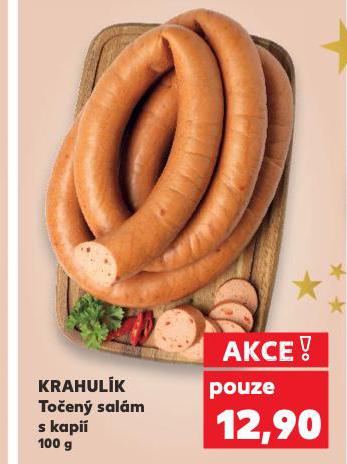 KRAHULÍK TOČENÝ SALÁM S KAPIÍ