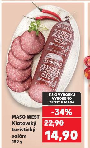 MASO WEST KLATOVSKÝ TURISTICKÝ SALÁM