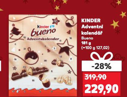 KINDER ADVENTNÍ KALENDÁŘ