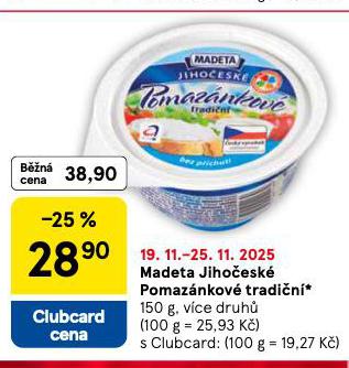 MADETA JIHOČESKÉ POMÁZÁNKOVÉ TRADIČNÍ