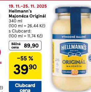 HELLMANN´S MAJONÉZA ORIGINÁL