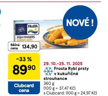 FROSTA RYBÍ PRSTY V KUKUŘIČNÉ STROUHANCE