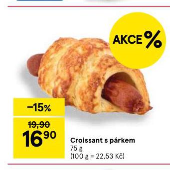 CROISSANT S PÁRKEM