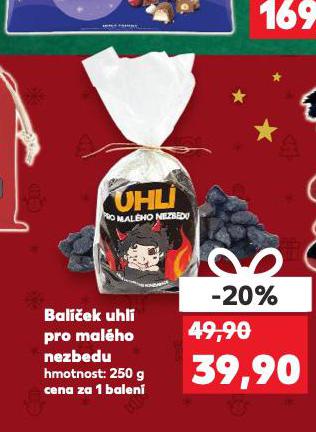 BALÍČEK UHLÍ PRO MALÉHO NEZBEDU