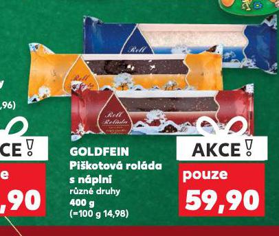 GOLDFEIN PIŠKOTOVÁ ROLÁDA S NÁPLNÍ