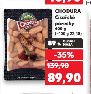 CHODURA CÍSAŘSKÉ PÁREČKY