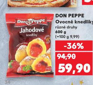 DON PEPPE OVOCNÉ KNEDLÍKY