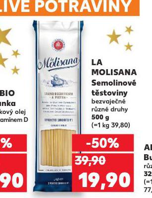 LA MOLISANA SEMOLINOVÉ TĚSTOVINY