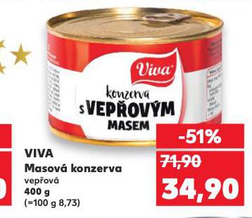 VIVA MASOVÁ KONZERVA