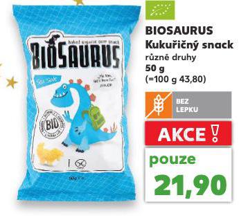 BIOSAURUS KUKUŘIČNÝ SNACK