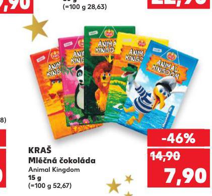 KRAŠ MLÉČNÁ ČOKOLÁDA