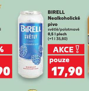 BIRELL NEALKOHOLICKÉ PIVO
