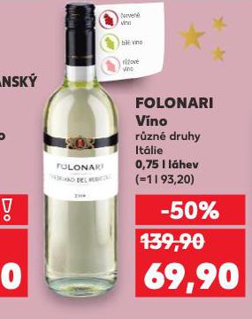 FOLONARI VÍNO