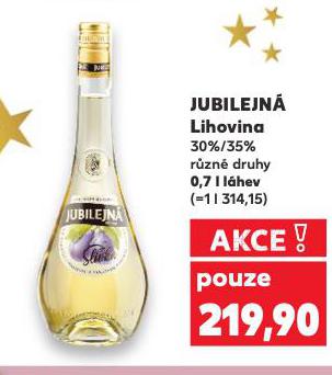 JUBILEJNÁ LIHOVINA