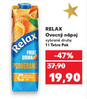 RELAX OVOCNÝ NÁPOJ