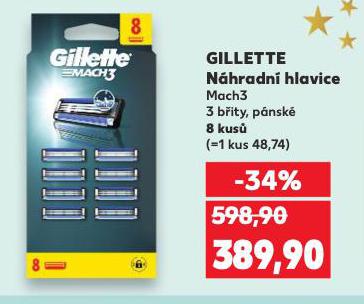 GILLETTE NÁHRADNÍ HLAVICE