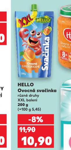 HELLO OVOCNÁ SVAČINKA