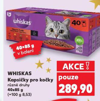 WHISKAS KAPSIČKY PRO KOČKY