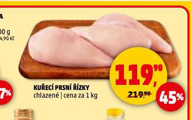 KUŘECÍ PRSNÍ ŘÍZKY