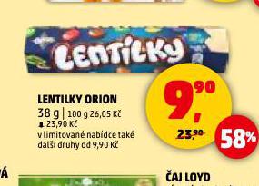LENTILKY ORION