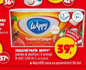 WIPPY TOALETNÍ PAPÍR