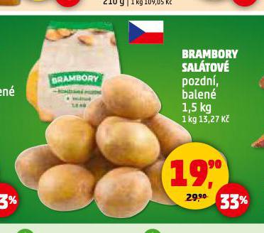 BRAMBORY SALÁTOVÉ